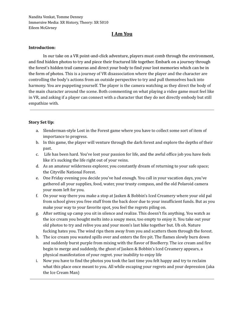 Project plan, second version — first page